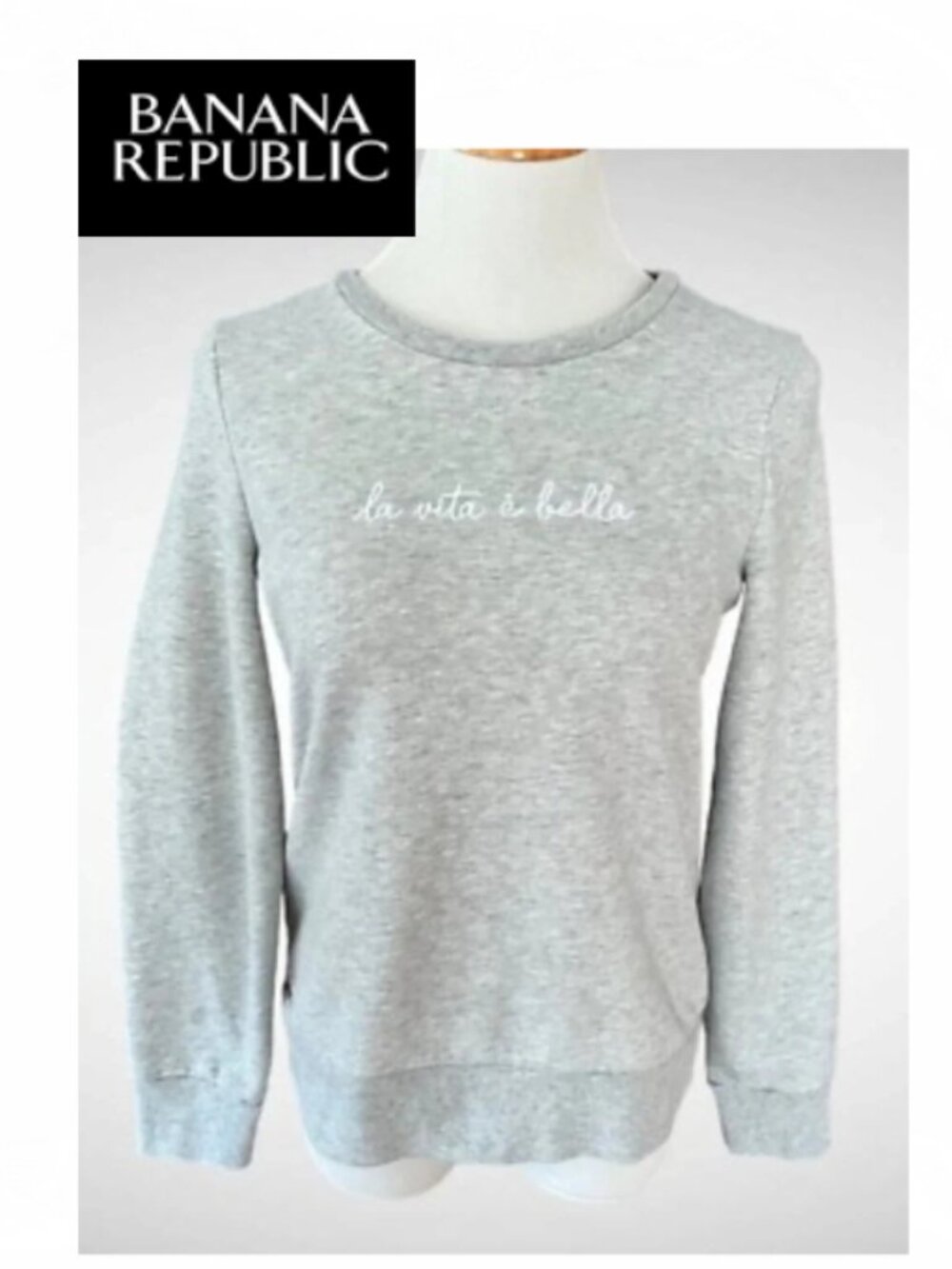 Gray Sweatshirt sweater Large